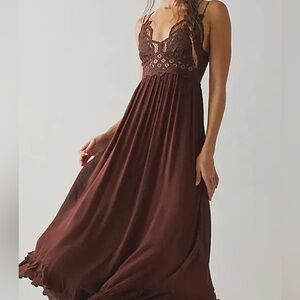 Free People Adella Maxi Slip Dress - XS (BRAND NEW)